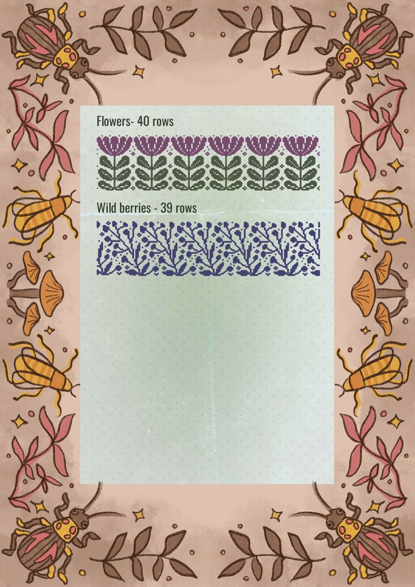 Magic Field punch card pattern