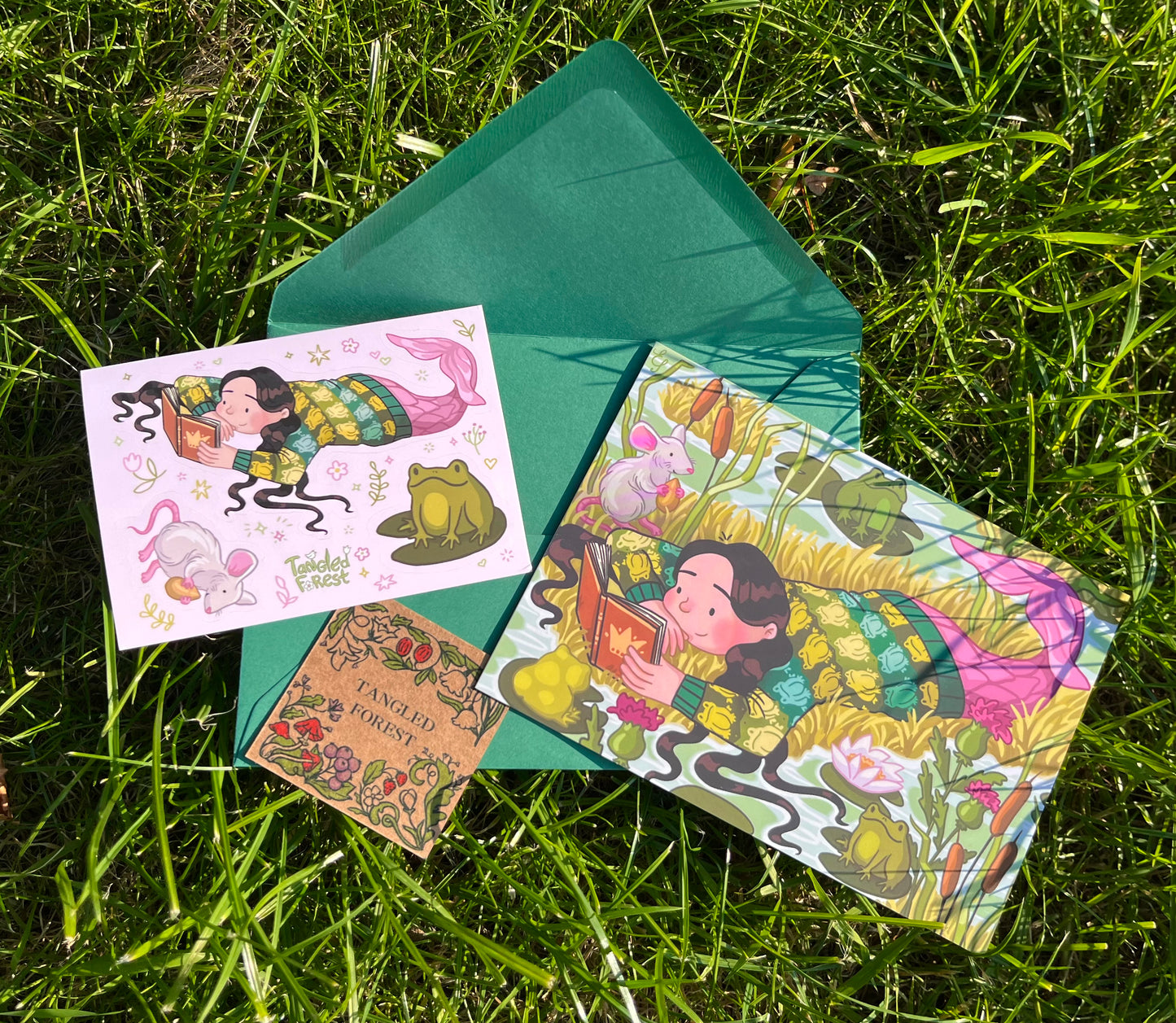 Card + stickers