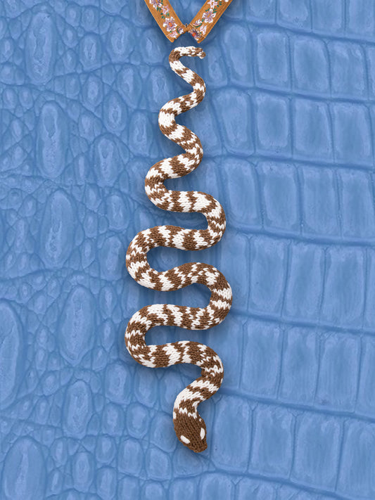 Brown SnakeTie
