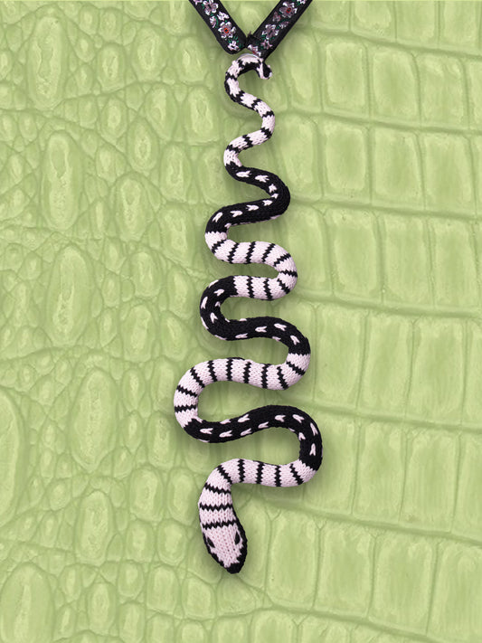 Black Striped SnakeTie