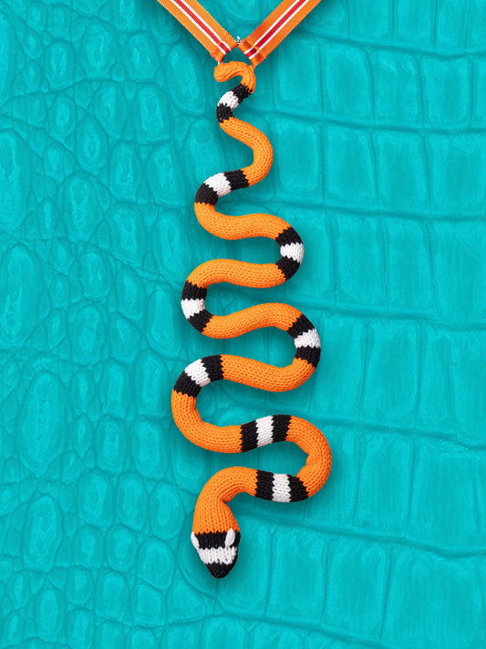 Orange SnakeTie