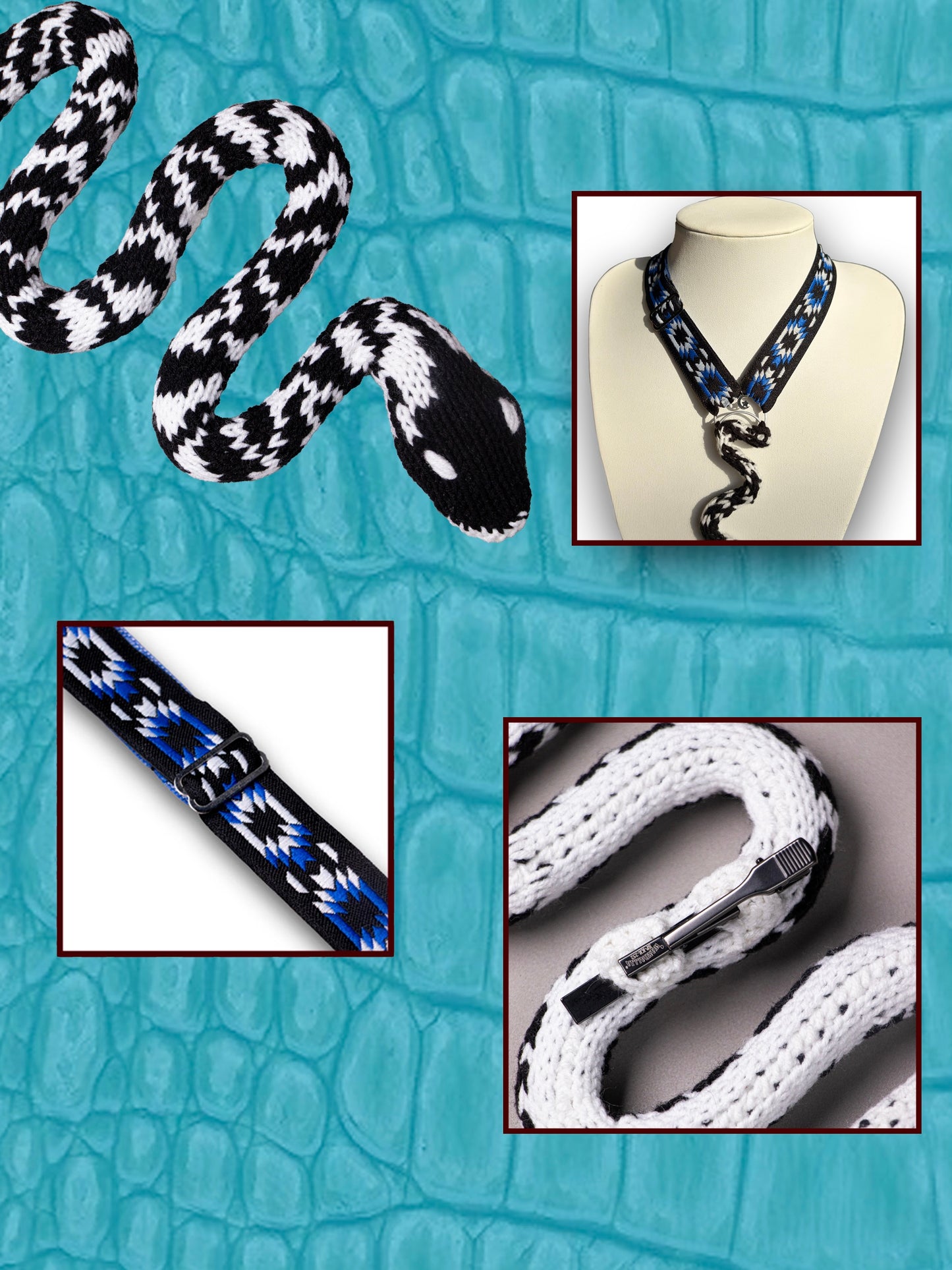 Black SnakeTie