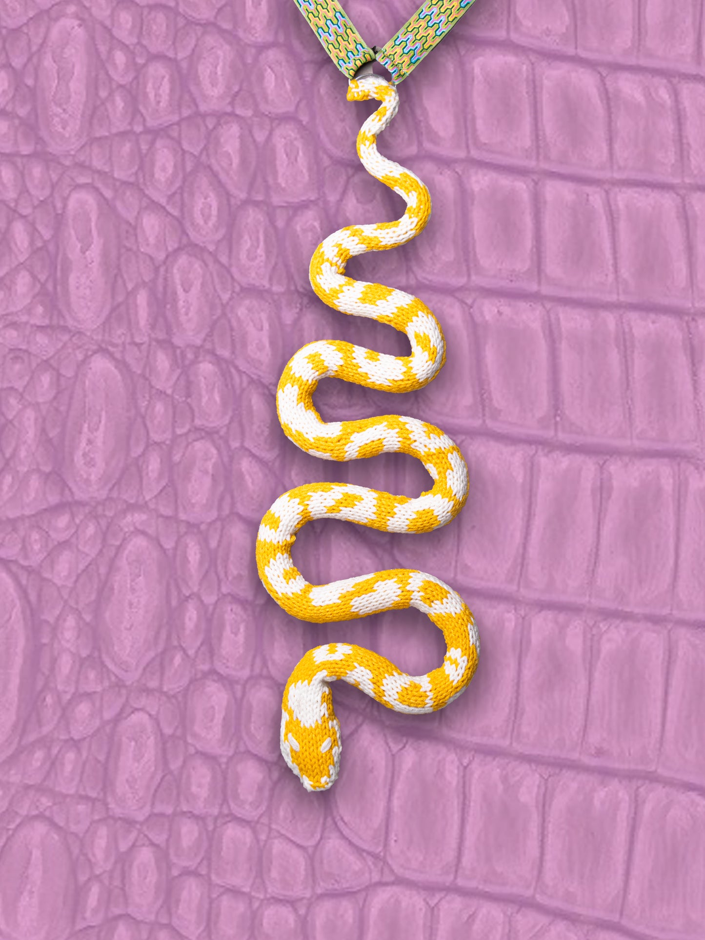 Yellow Python SnakeTie