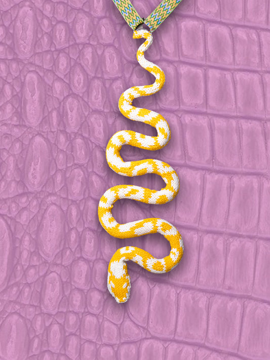 Yellow Python SnakeTie