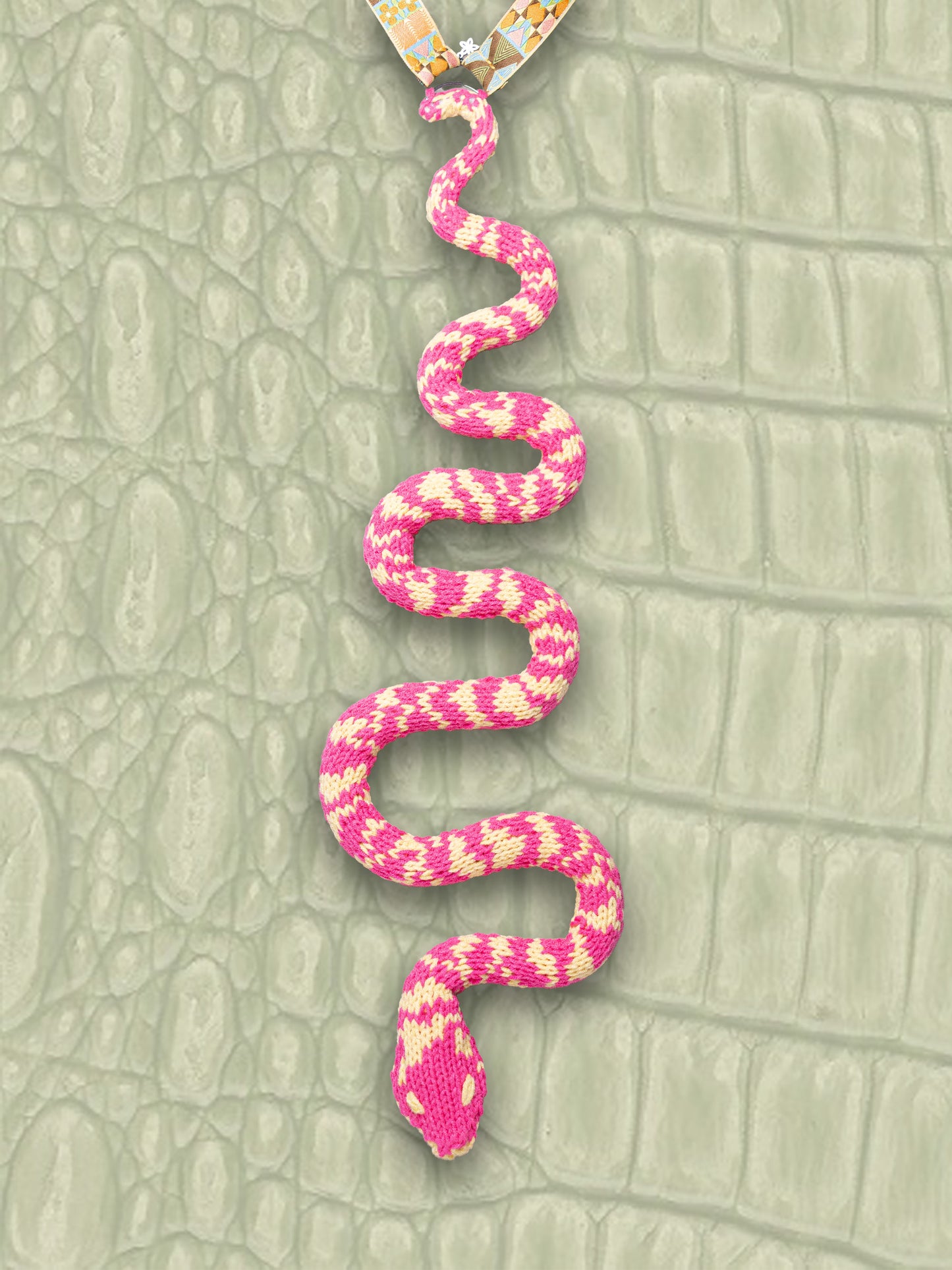 Pink SnakeTie