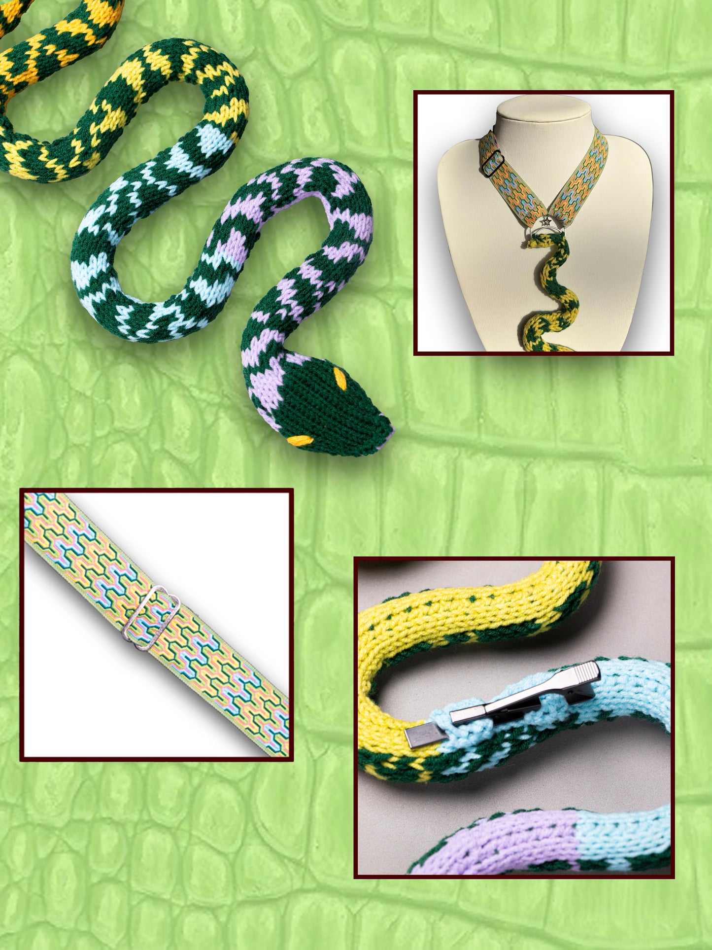 Rainbow SnakeTie