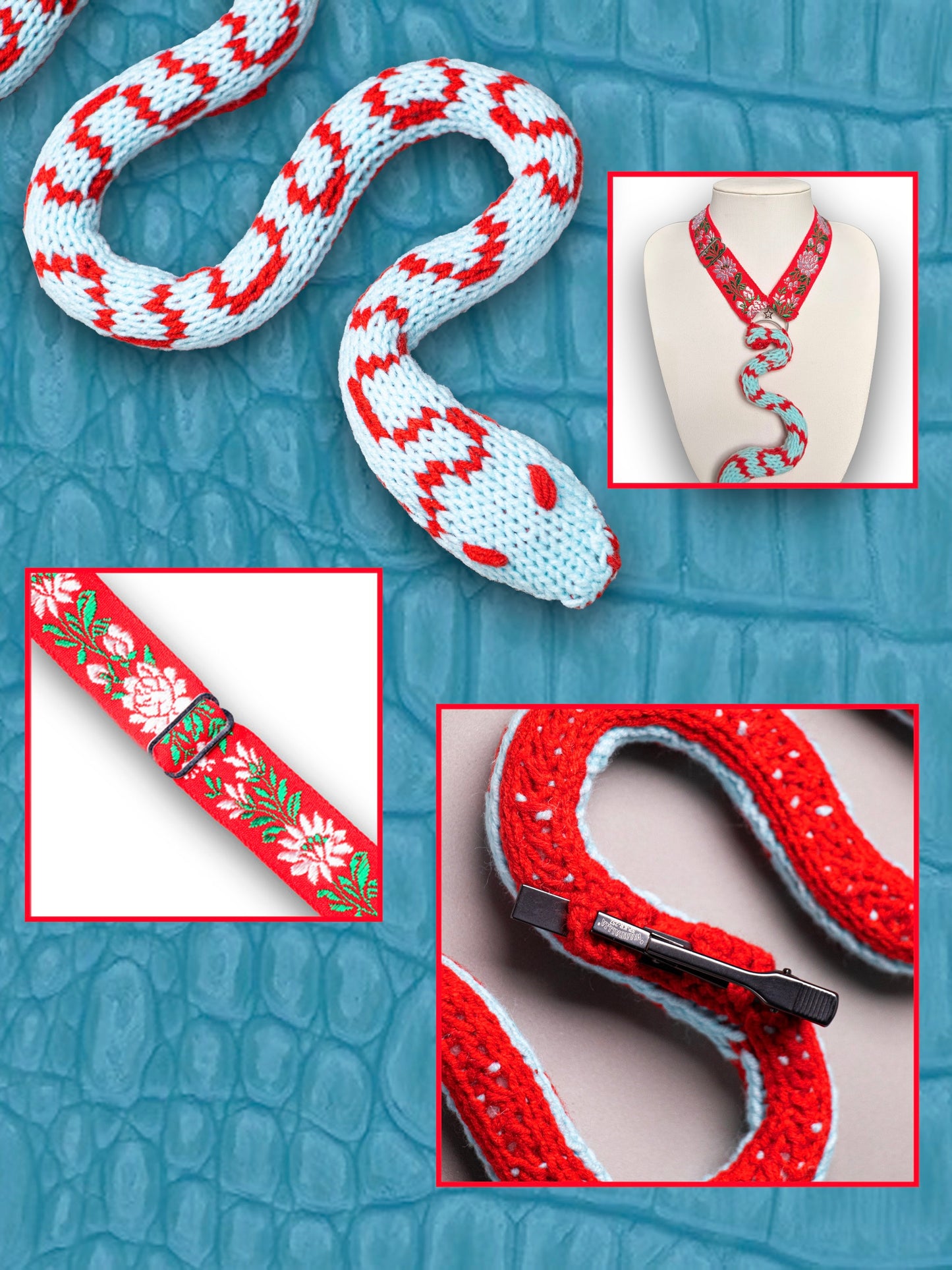 Blue SnakeTie