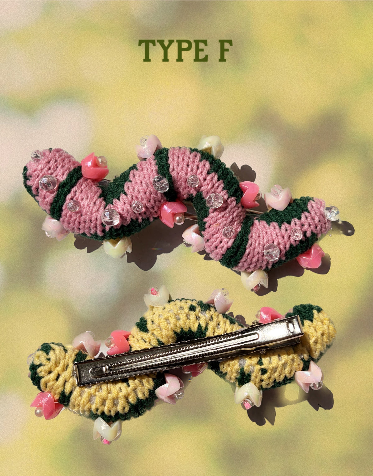 Caterpillar Hair Clip