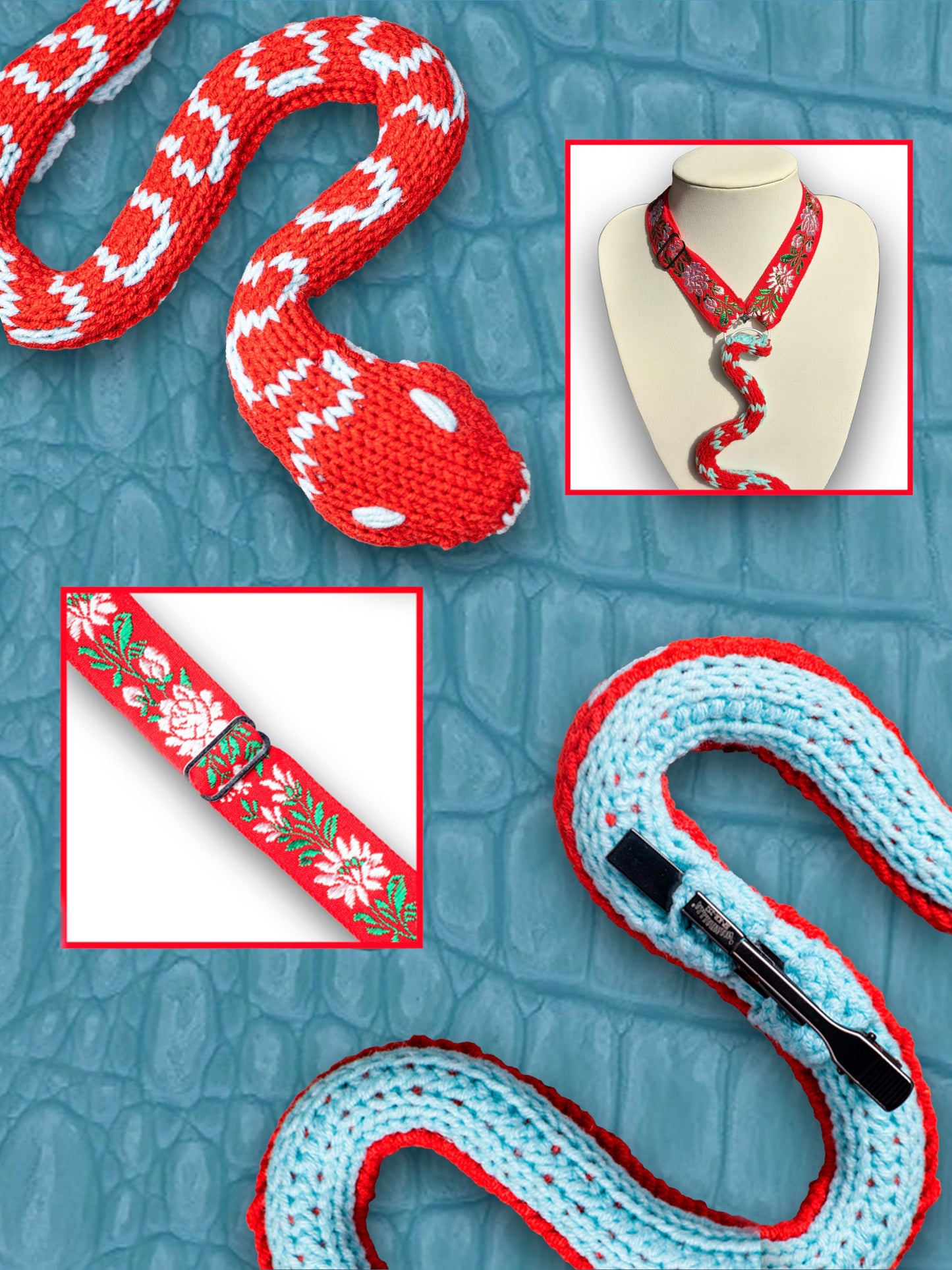 Red SnakeTie