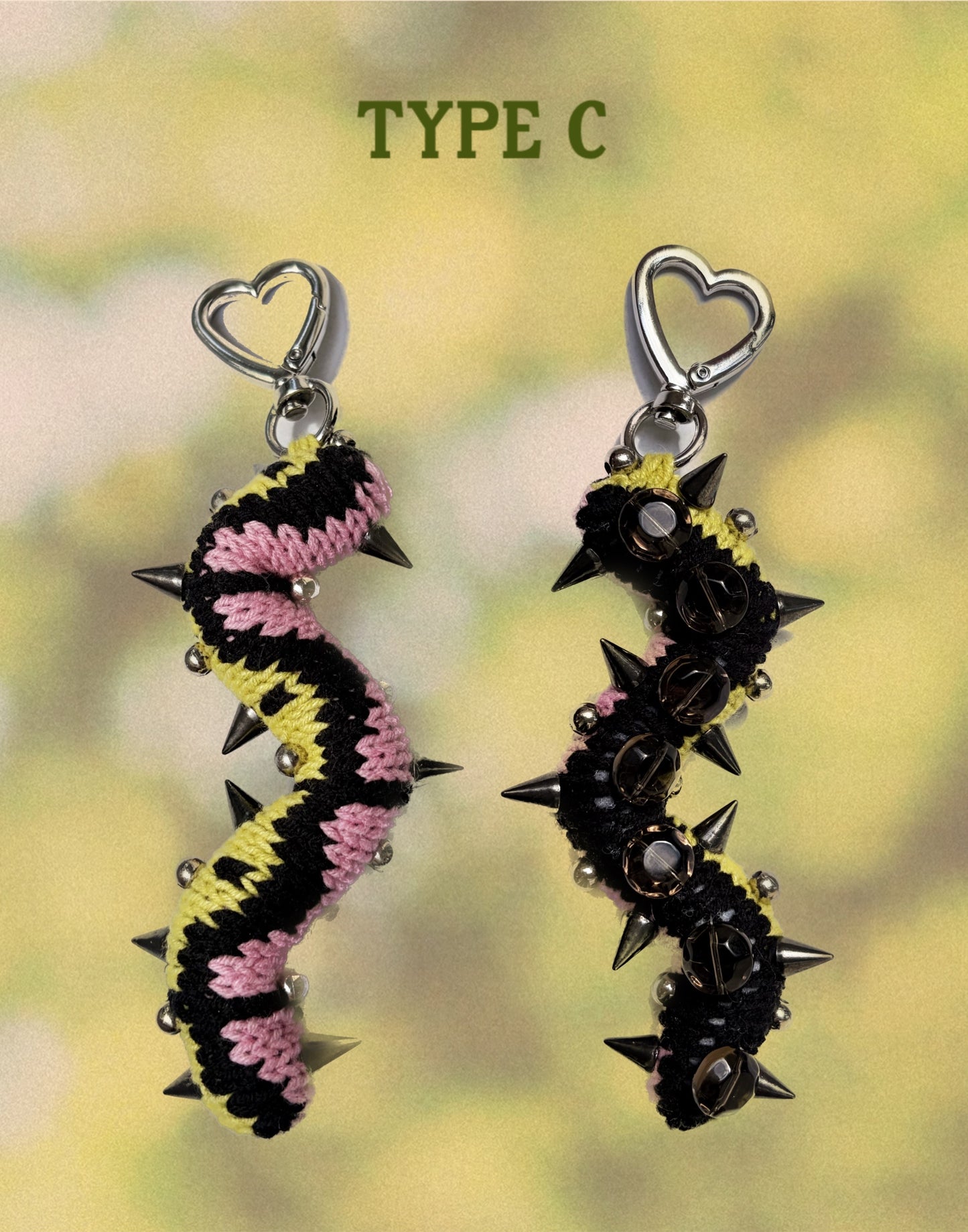 Caterpillar Keychain