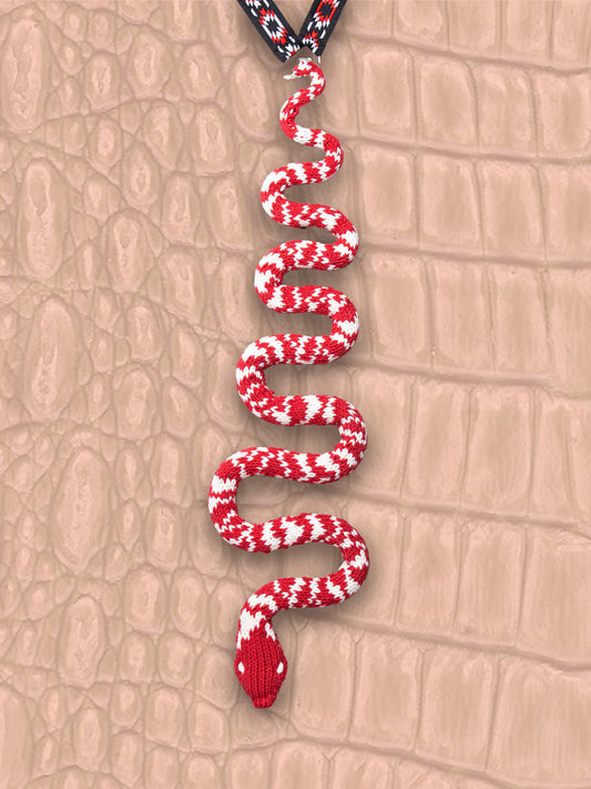 Red&White SnakeTie