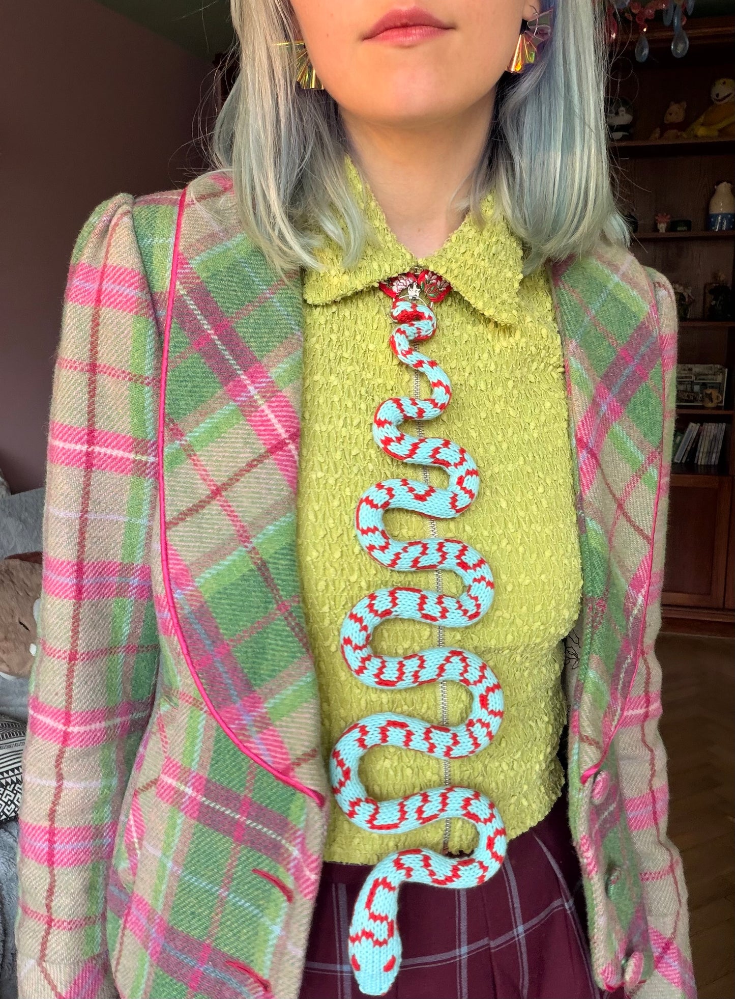 Blue SnakeTie
