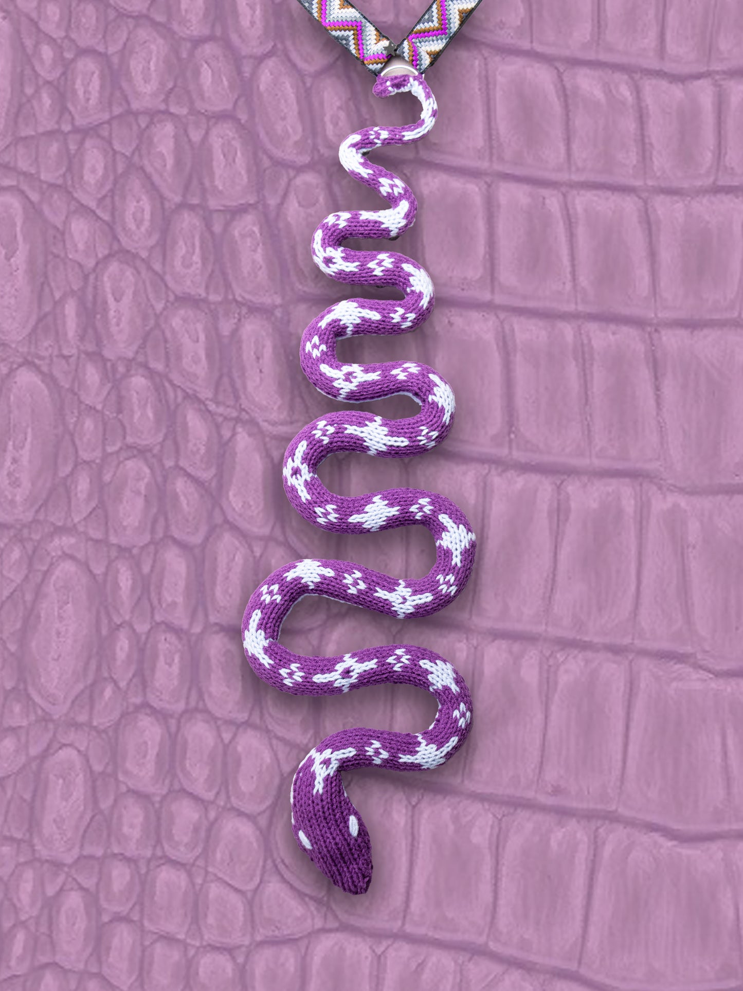 Purple SnakeTie