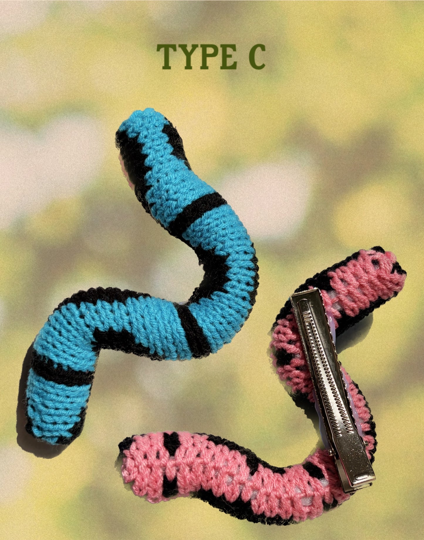 Caterpillar Hair Clip