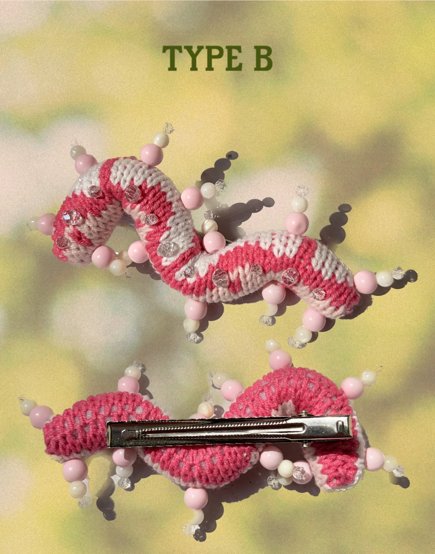 Caterpillar Hair Clip