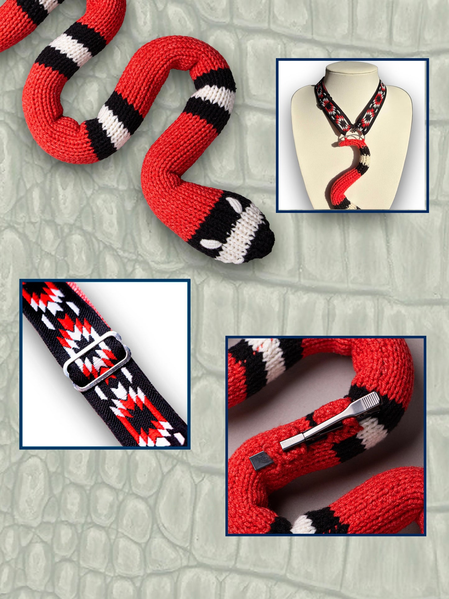 Red&Black SnakeTie