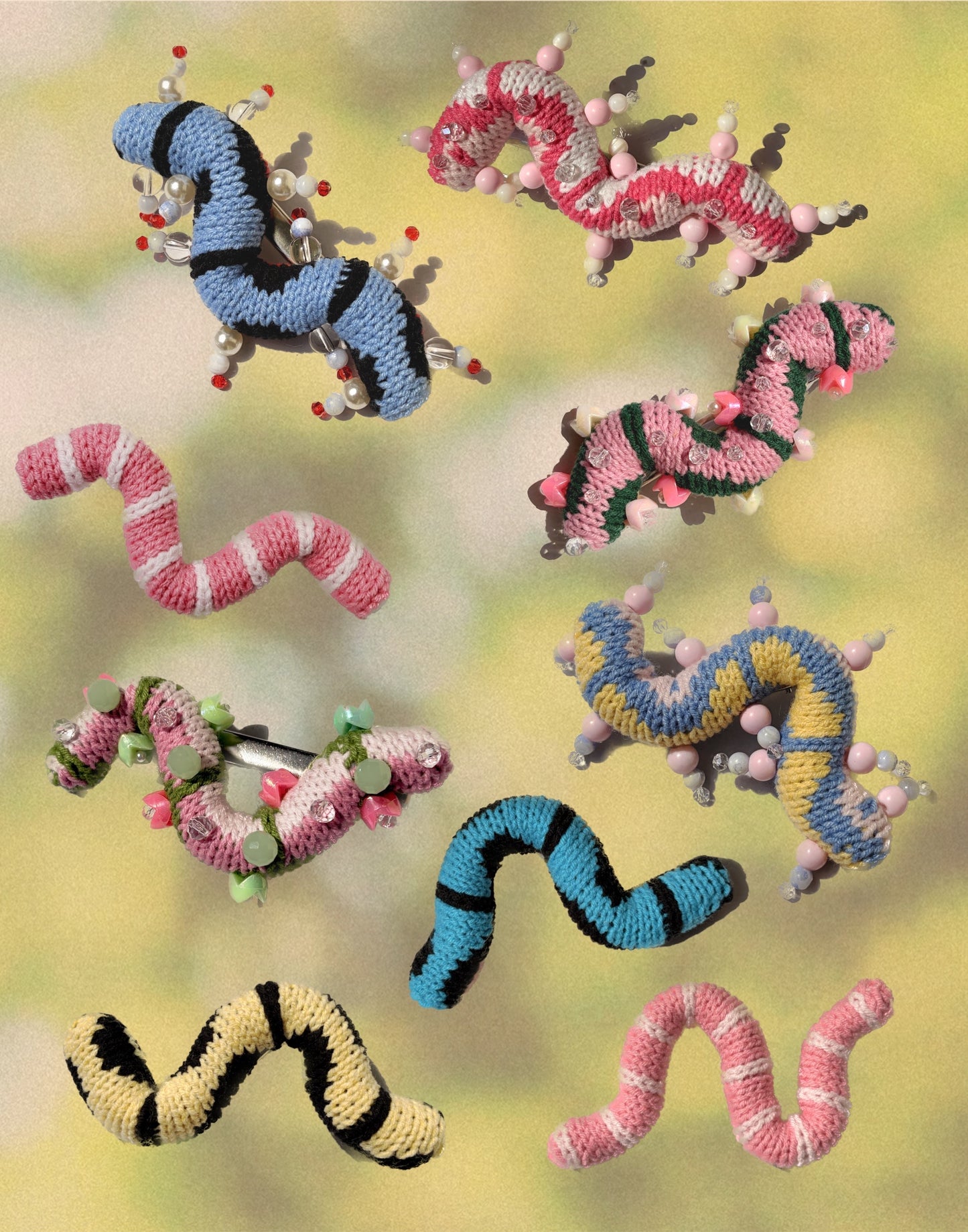 Caterpillar Hair Clip