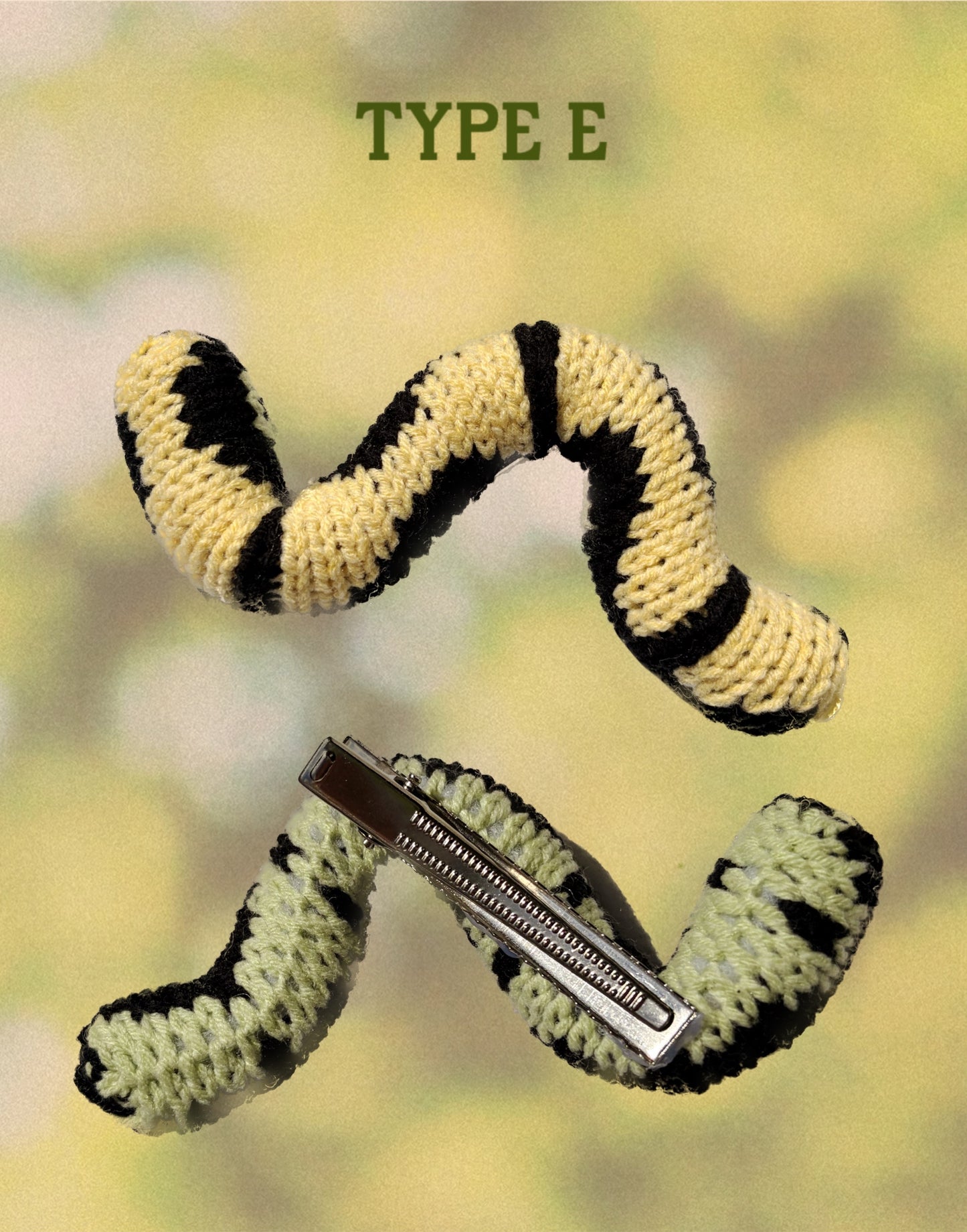 Caterpillar Hair Clip