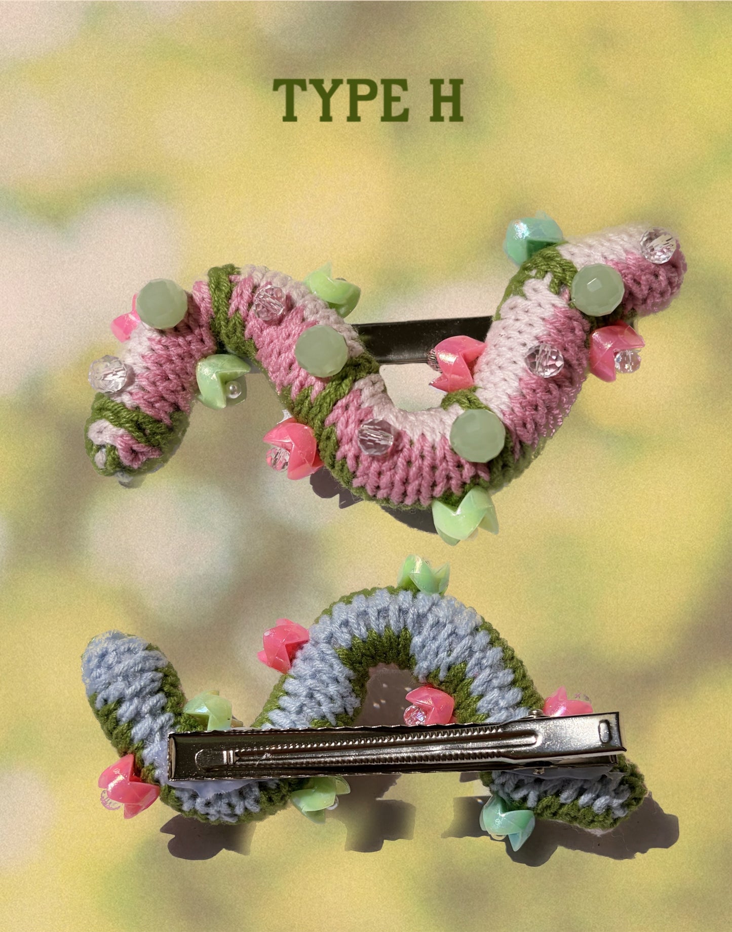 Caterpillar Hair Clip