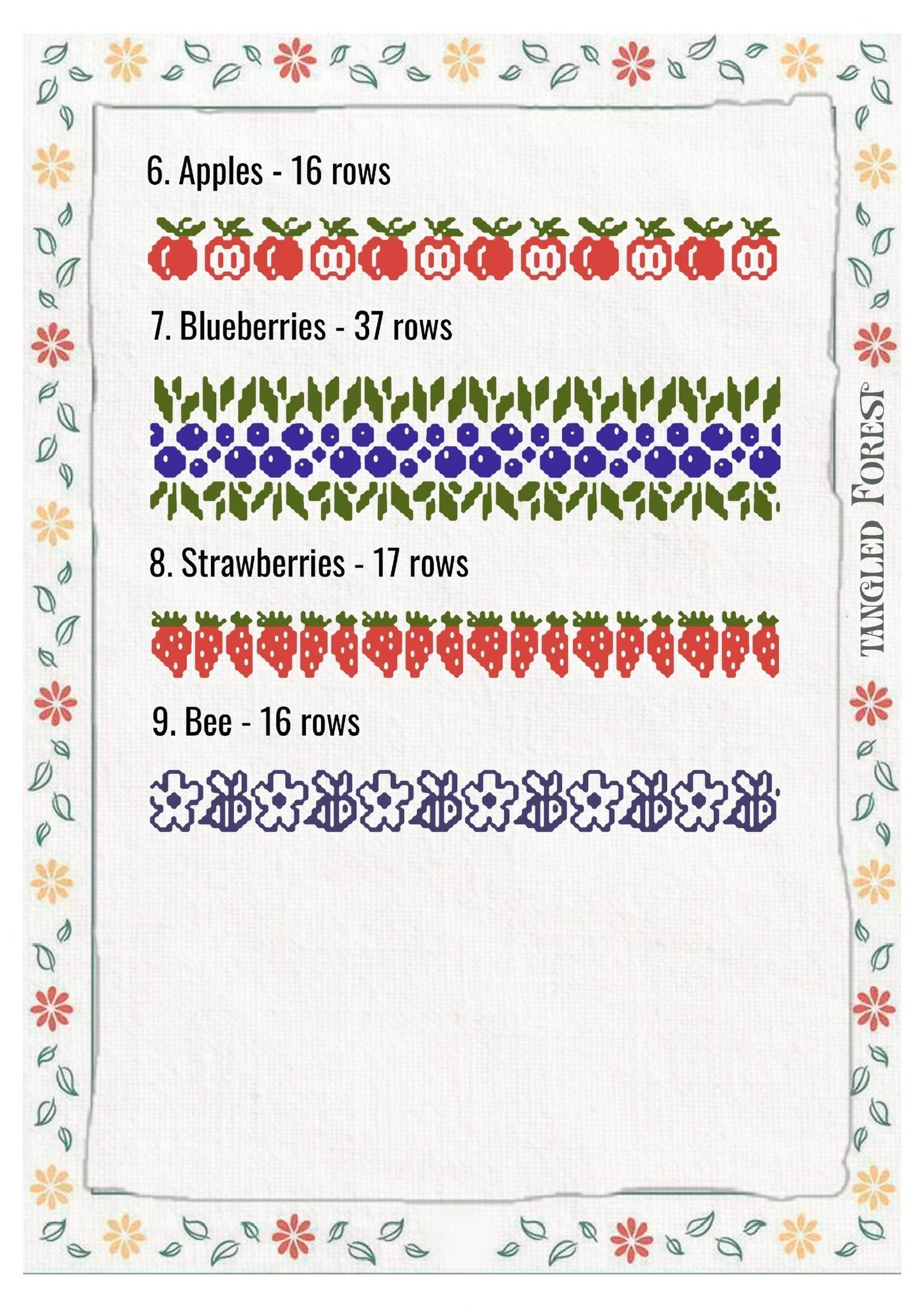 Magic Garden knitting pattern