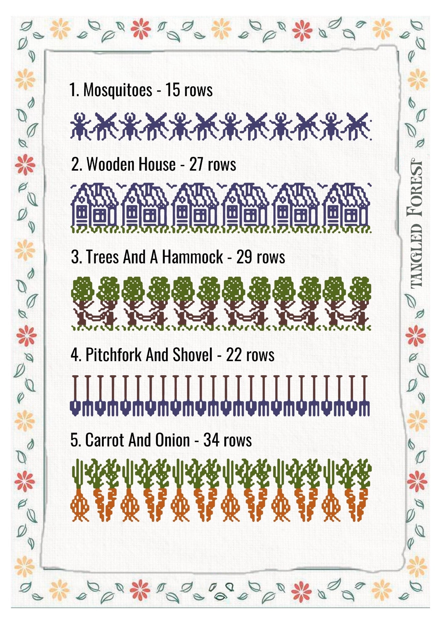 Magic Garden knitting pattern