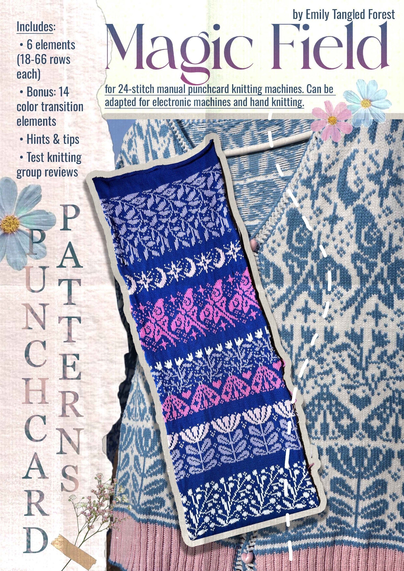 Magic Field punch card pattern – Tangled Forest