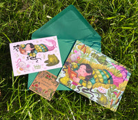 Card + stickers