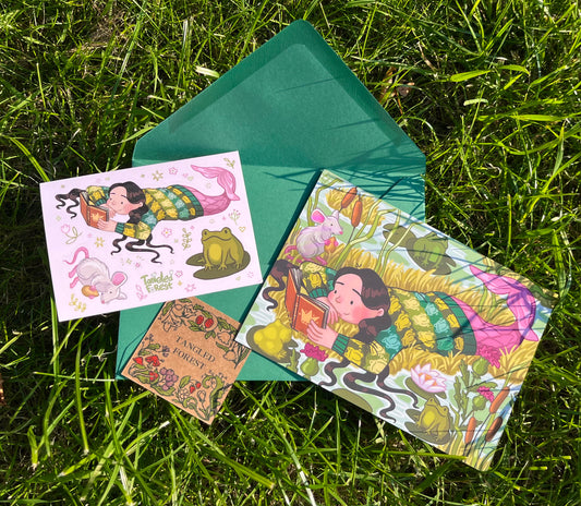 Card + stickers
