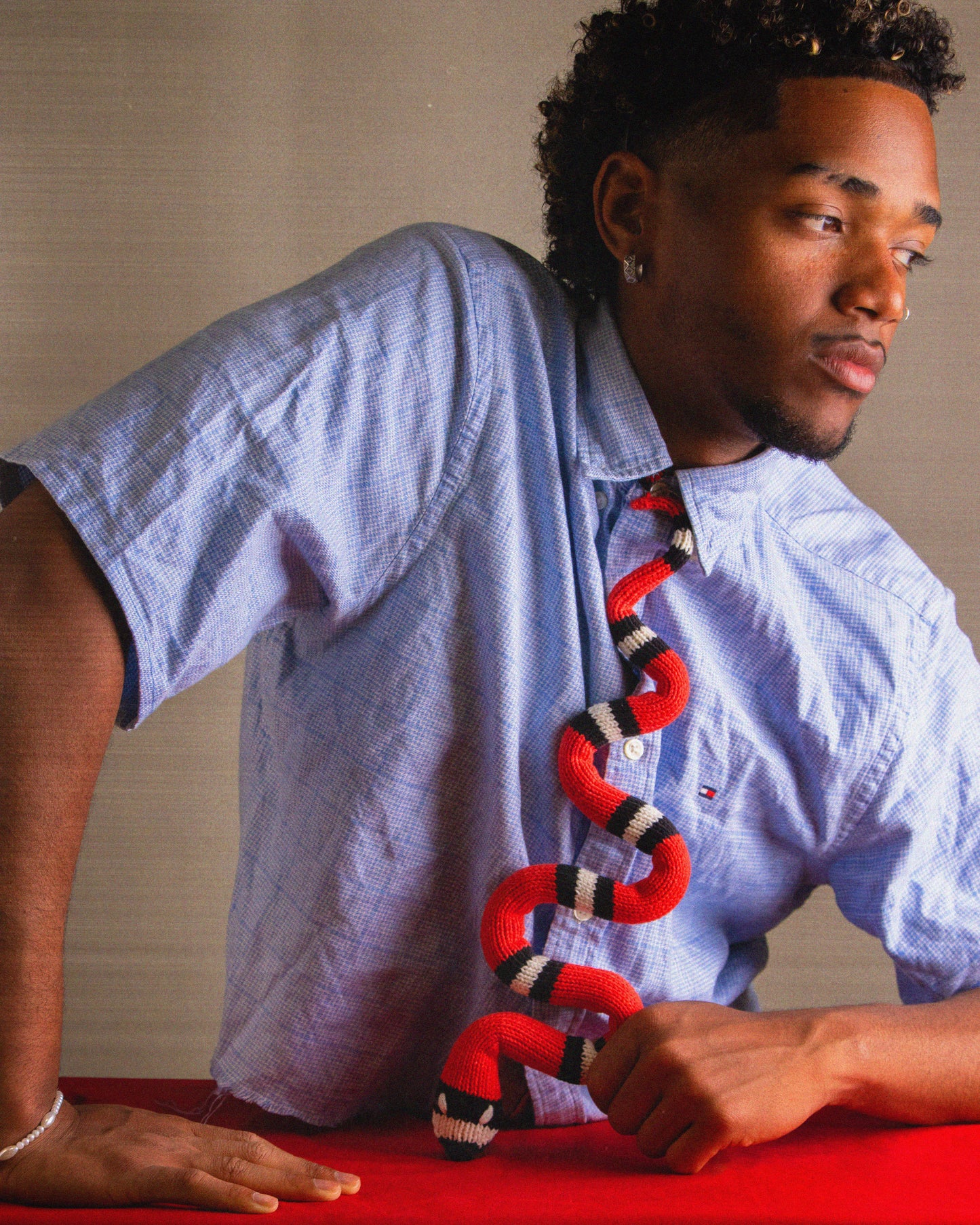 Red&Black SnakeTie