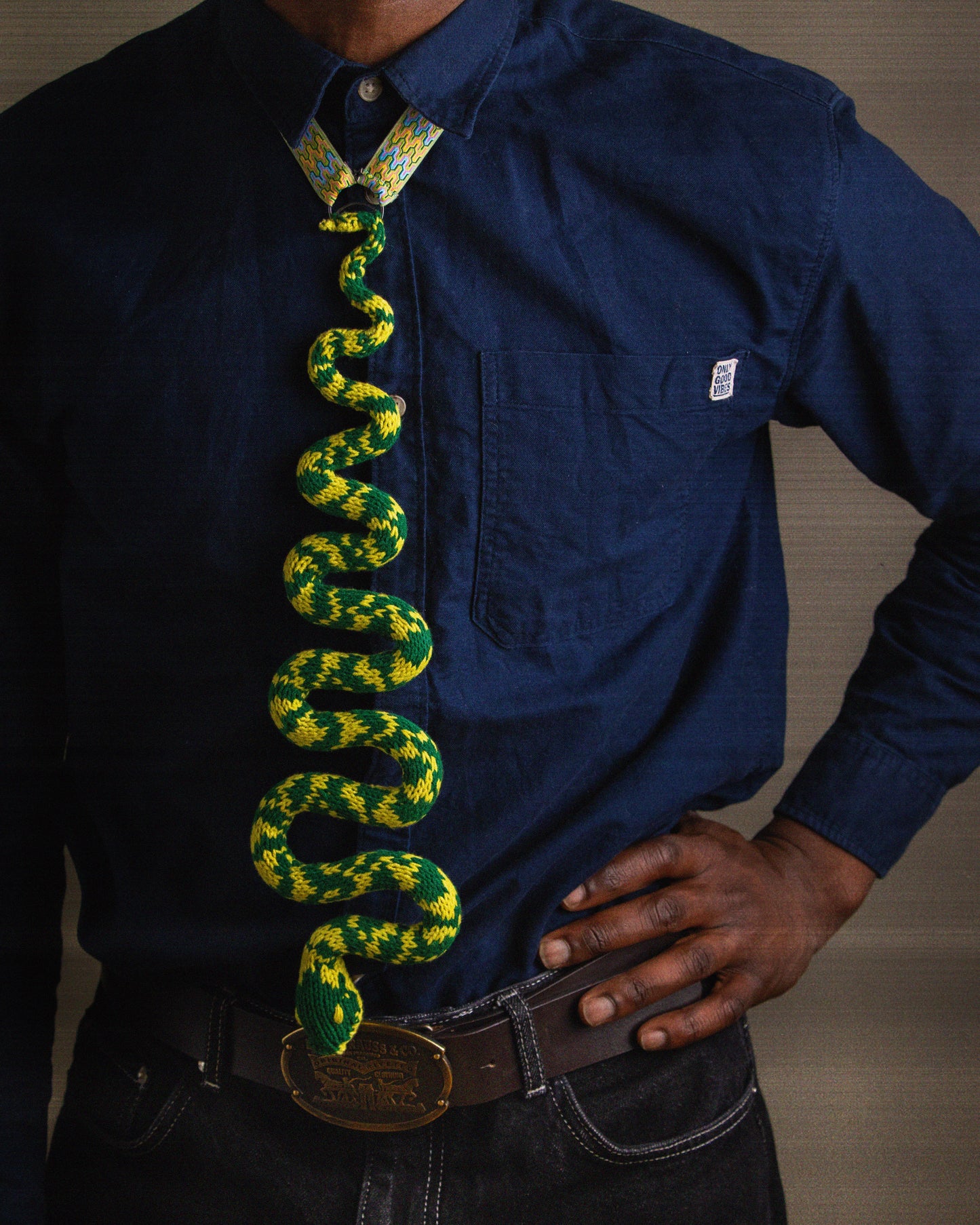 Green SnakeTie